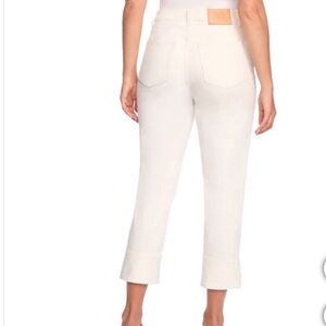 Frye Ivory Cropped Ankle Jeans